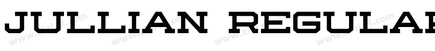 Jullian Regular字体转换